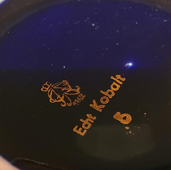 Atomic East Germany Echt Kobalt Bud Vase #1762 - Picture 7 of 7